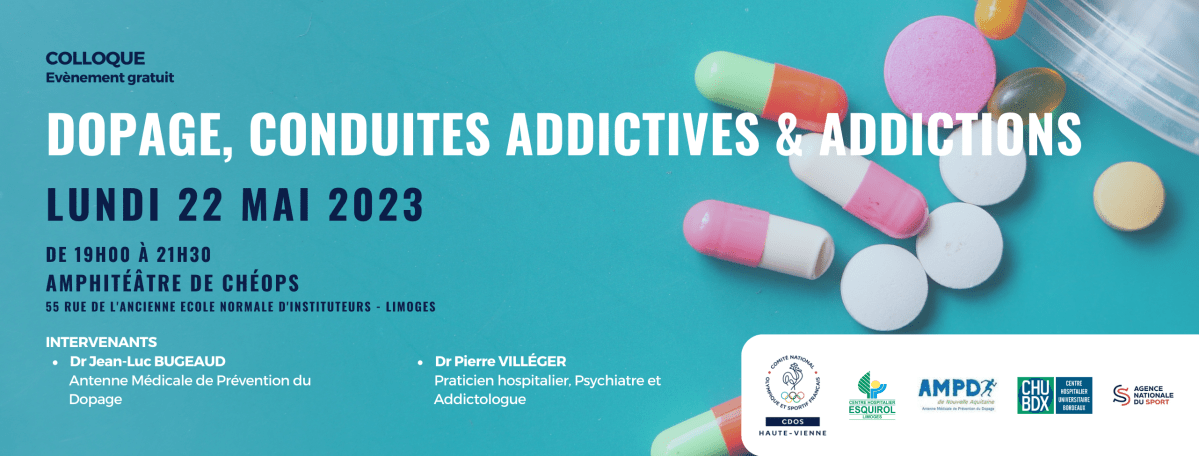 Colloque – Dopage, conduites addictives et addictions