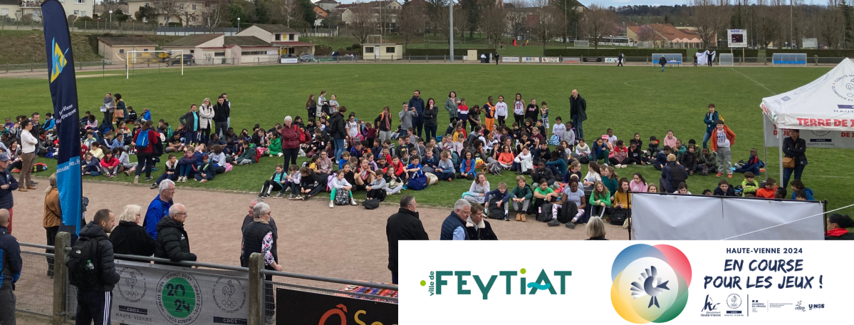 Opération &laquo;&nbsp;Haute-Vienne 2024 – En course pour les Jeux&nbsp;&raquo; édition à Feytiat