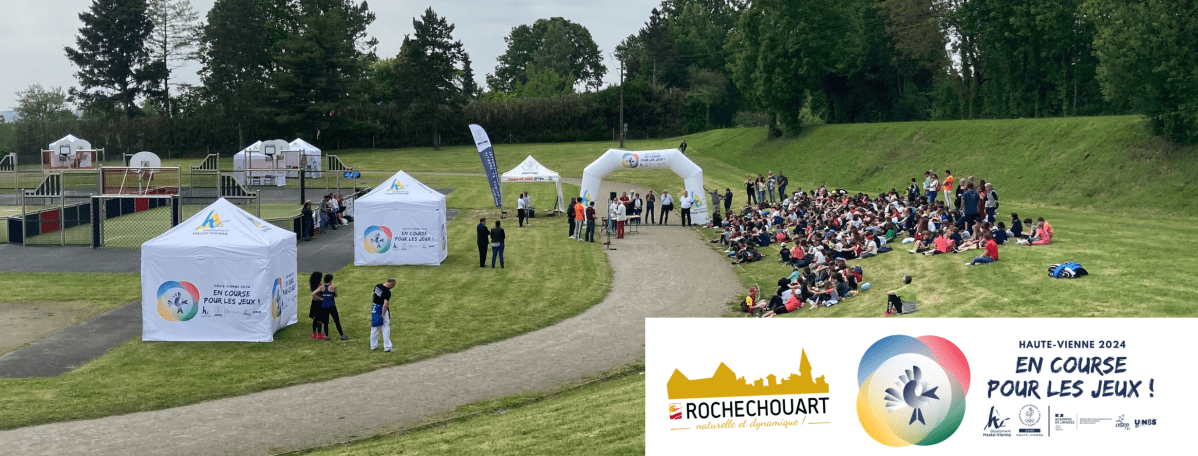 Opération &laquo;&nbsp;Haute-Vienne 2024 – En course pour les Jeux&nbsp;&raquo; édition à Rochechouart