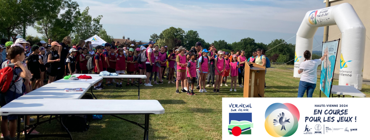 Opération &laquo;&nbsp;Haute-Vienne 2024 – En course pour les Jeux&nbsp;&raquo; édition à Verneuil-sur-Vienne