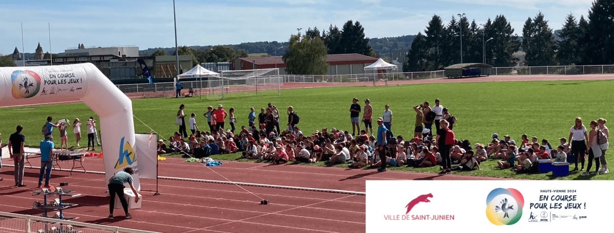 Opération &laquo;&nbsp;Haute-Vienne 2024 – En course pour les Jeux&nbsp;&raquo; édition à Saint-Junien