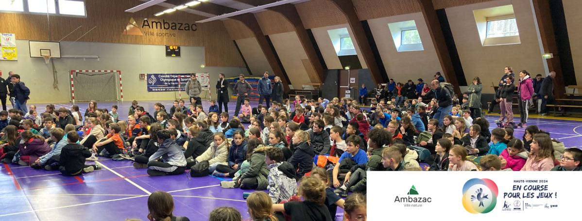 Opération &laquo;&nbsp;Haute-Vienne 2024 – En course pour les Jeux&nbsp;&raquo; édition à Ambazac