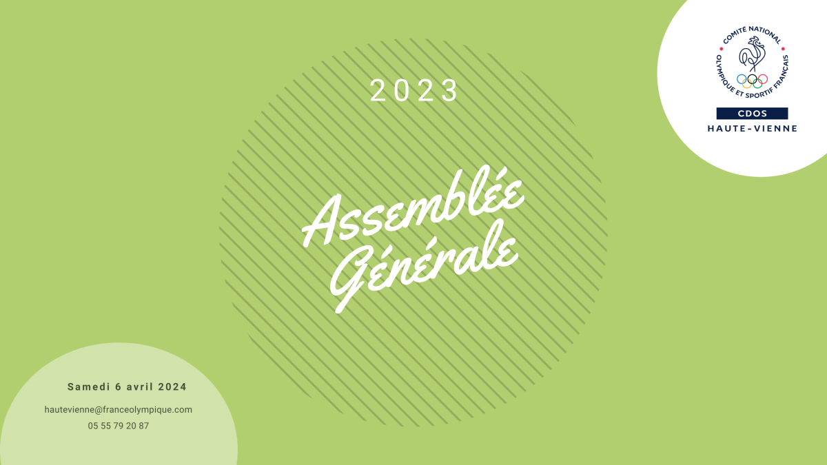 Assemblée Générale du CDOS 87