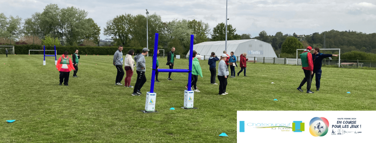 Opération &laquo;&nbsp;Haute-Vienne 2024 – En course pour les Jeux&nbsp;&raquo; édition à Châteauneuf-la-Forêt