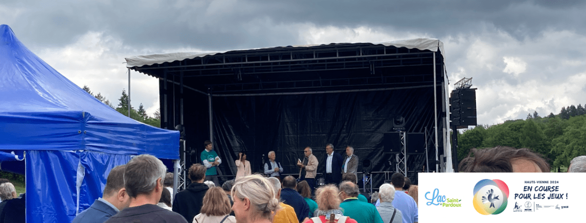 Opération &laquo;&nbsp;Haute-Vienne 2024 – En course pour les Jeux&nbsp;&raquo; édition au Lac de Saint-Pardoux